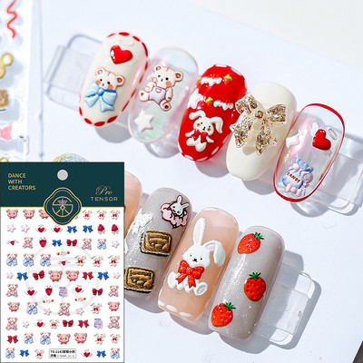 1 leht Happy Mood Nail Art Kleebised Armsad Lilled Täht Kuu Süda Õhupall 3D Kleebised Multifilmi Küünte disain DIY maniküüri tarvikud