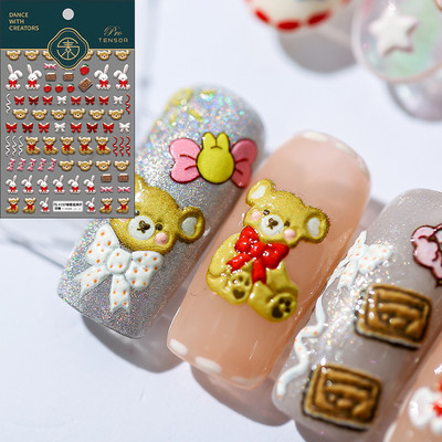 1 leht Happy Mood Nail Art Kleebised Armsad Lilled Täht Kuu Süda Õhupall 3D Kleebised Multifilmi Küünte disain DIY maniküüri tarvikud
