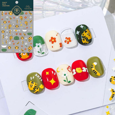 1 leht Happy Mood Nail Art Kleebised Armsad Lilled Täht Kuu Süda Õhupall 3D Kleebised Multifilmi Küünte disain DIY maniküüri tarvikud