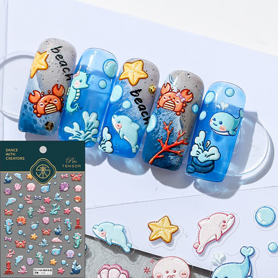 1 leht Happy Mood Nail Art Kleebised Armsad Lilled Täht Kuu Süda Õhupall 3D Kleebised Multifilmi Küünte disain DIY maniküüri tarvikud