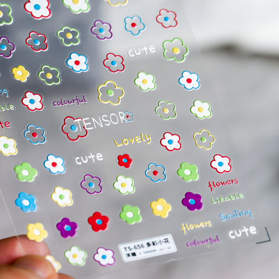 1 leht Happy Mood Nail Art Kleebised Armsad Lilled Täht Kuu Süda Õhupall 3D Kleebised Multifilmi Küünte disain DIY maniküüri tarvikud