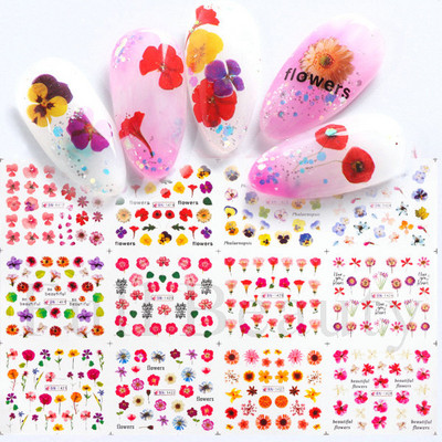 12 τεμ. αυτοκόλλητα κουνελιού για νύχια Υπέροχο κινούμενα σχέδια ζωικό σχέδιο Γεωμετρικό μπαλόνι καρότο ολισθαίνοντα νύχια μεταφοράς νερού Συμβουλές νυχιών LABY073-084