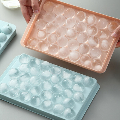 18/33 Cavity Food Grade PP Ice Cube Ball Diamond Shape Maker Mold Mold Στρογγυλό Αξεσουάρ Home Bar Εργαλεία κουζίνας