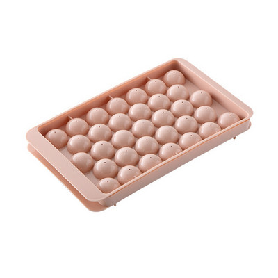 18/33 Üreges élelmiszer-minőségű PP jégkocka golyó gyémánt alakú formakészítő forma, kerek otthoni bár kiegészítők konyhai eszközök