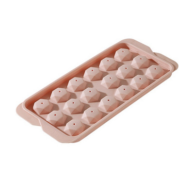 18/33 Üreges élelmiszer-minőségű PP jégkocka golyó gyémánt alakú formakészítő forma, kerek otthoni bár kiegészítők konyhai eszközök