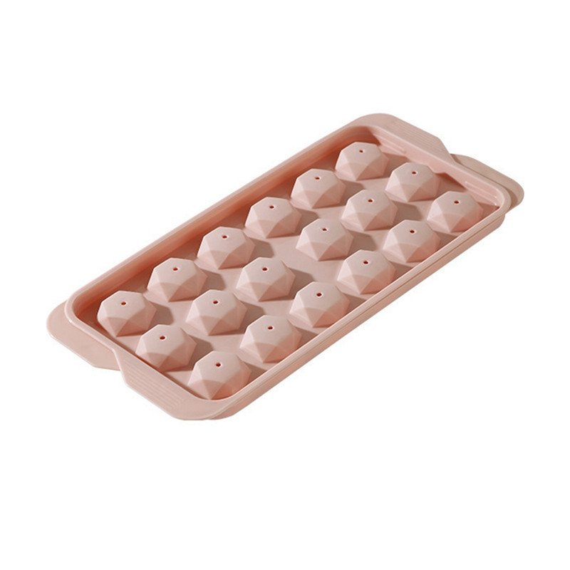 18/33 Üreges élelmiszer-minőségű PP jégkocka golyó gyémánt alakú formakészítő forma, kerek otthoni bár kiegészítők konyhai eszközök