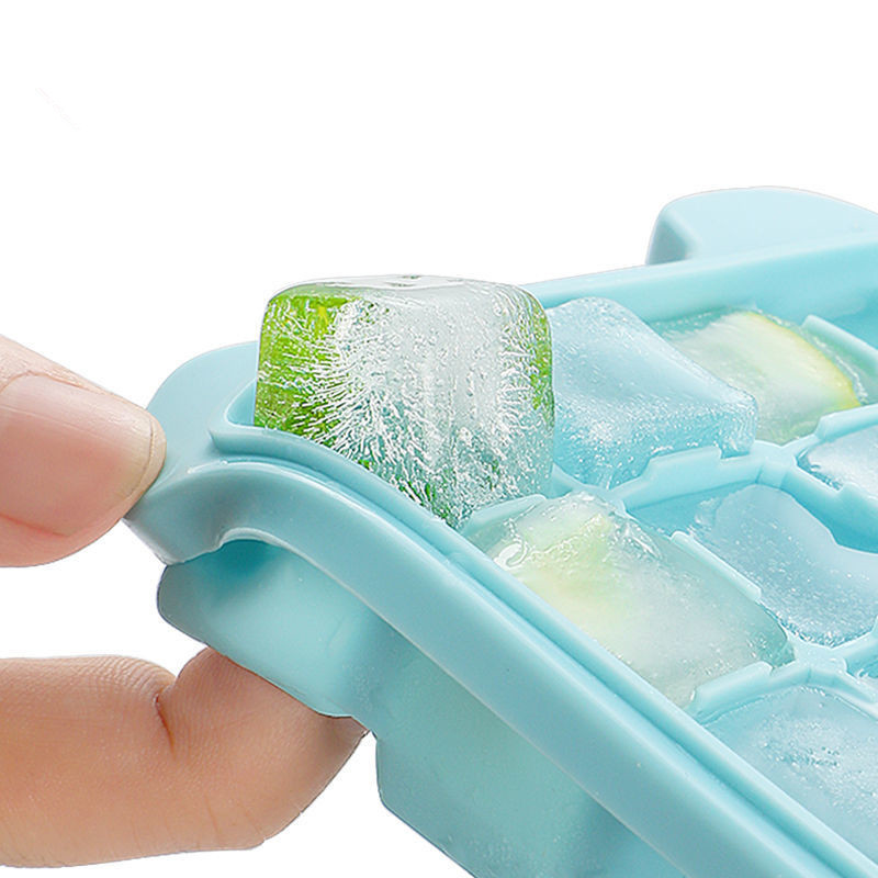 37-rakuline kärgstruktuuriga jääalus kaanega, toidukvaliteediga, BPA-vaba silikoonist painduv jääaluse vorm