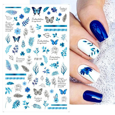 Nail Art matricák Geometria Virág Körömmatrica Kiegészítők Csúsztatók körmökhöz Design Dekoráció Fólia Körömdíszítés Kiegészítők
