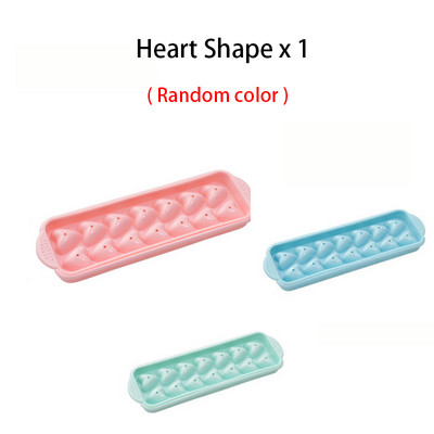 14 πλέγμα 3D πλαστικά καλούπια Δίσκος πάγου DIY Στρογγυλή καρδιά σε σχήμα Καλούπια πάγου Κύβος κατασκευής καλουπιών Κουζίνα Εργαλεία για πάρτι για το σπίτι στο μπαρ