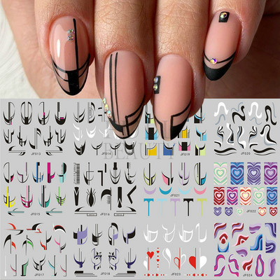 12 τμχ. Χαλκομανίες για το χειμώνα με νερό Nail Art Deer Bear Snowbird Sliders Cottage Landscape Ακουαρέλα αυτοκόλλητα νυχιών Τατουάζ GLBN2425-2436