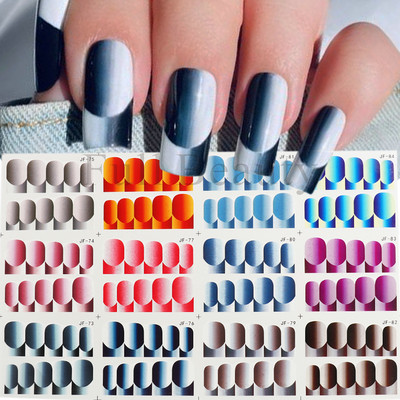 12 τμχ. Χαλκομανίες για το χειμώνα με νερό Nail Art Deer Bear Snowbird Sliders Cottage Landscape Ακουαρέλα αυτοκόλλητα νυχιών Τατουάζ GLBN2425-2436