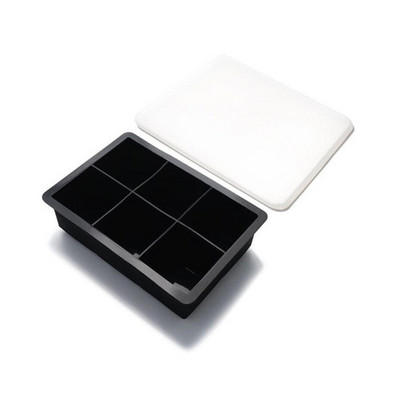 Golyós négyzet alakú, gyémánt alakú jégkockaforma whisky-boros hűtési jégkészítő, újrafelhasználható jégkocka-forma fagyasztóhoz és fedélhez