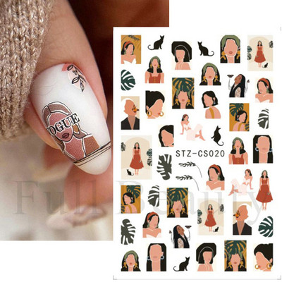 5D Λευκό λουλούδι ανάγλυφο αυτοκόλλητα νυχιών Μπουκέτο Αυτοκόλλητα γάμου Διακόσμηση Αφηρημένα λουλούδια Dreamcatcher Sliders LA5D-K162