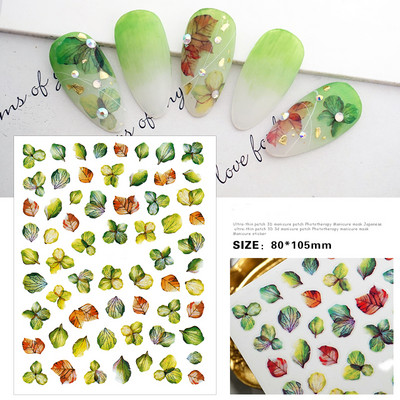 Αυτοκόλλητα νυχιών Λευκά πέταλα από άνθη κερασιού Sakura Roses Daisy Flowers Πίσω Κόλλα Αυτοκόλλητα νυχιών Διακόσμηση για Συμβουλές νυχιών Beauty