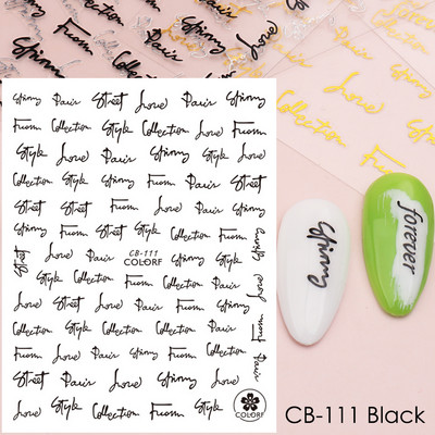 Τρισδιάστατο αυτοκόλλητο για την Ημέρα του Αγίου Βαλεντίνου Χαριτωμένο κορίτσι εραστής επιστολή με συρόμενα αυτοκόλλητα καρτούν Αυτοκόλλητα με πλήρη περιτύλιξη Αξεσουάρ τέχνης νυχιών TRF106