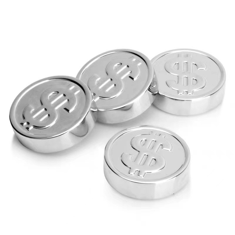 1 vnt apvalios monetos nerūdijančio plieno gėrimo alaus aušintuvas greitai užšaldomas ledo kubelis Akmens vakarėlio baro įrankiai