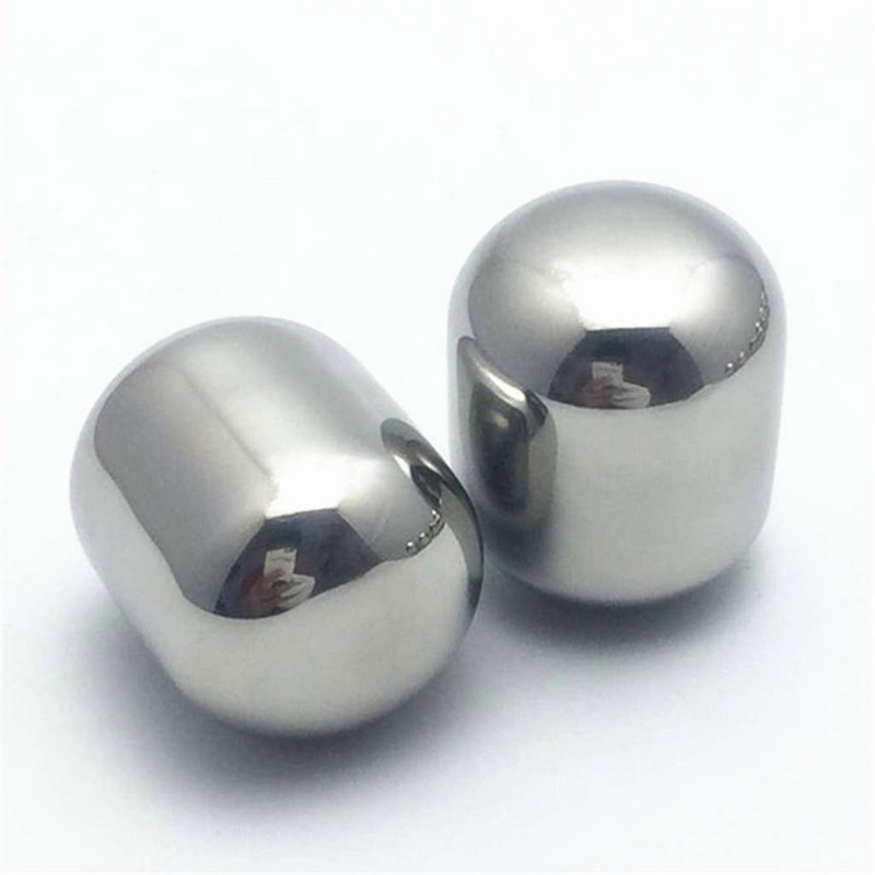 Nerūdijančio plieno ledo kubeliai Daugkartiniai metaliniai akmenys su viskiu išlaiko šaltį