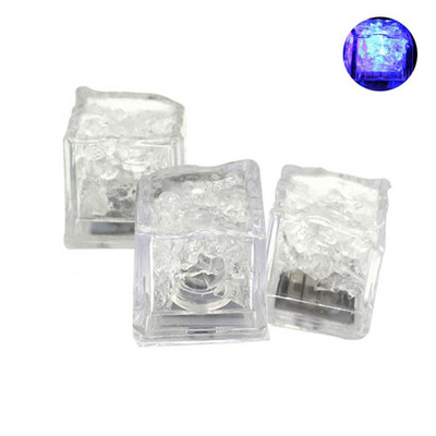 Vestuvių dekoravimas 3 vnt LED ledo kubeliai švytintys vakarėlio rutuliniai blykstės šviesa šviečianti neoninė šventė Kalėdų baro vyno taurės reikmenys