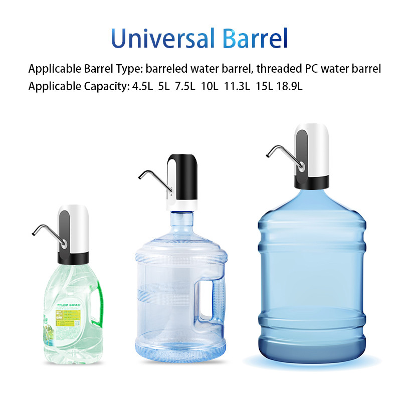 HiPiCok vandens butelio siurblys USB įkrovimas automatinis elektrinis vandens dozatorius siurblio butelis vandens siurblys automatinis jungiklis gėrimų dozatorius