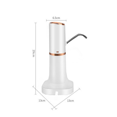 Mini elektrinis vandens butelio dozatorius USB įkrovimo nešiojamas vandens siurblys automatinis jungiklis gėrimo dozatorius vandens valymo įrenginiai