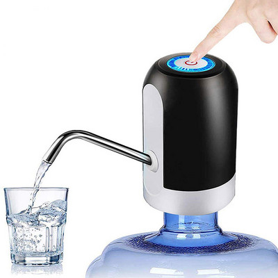 Pompă de apă electrică Încărcare USB îmbuteliată Pompă inteligentă fără fir Dispenser electric portabil inteligent de apă Pompă automată de apă