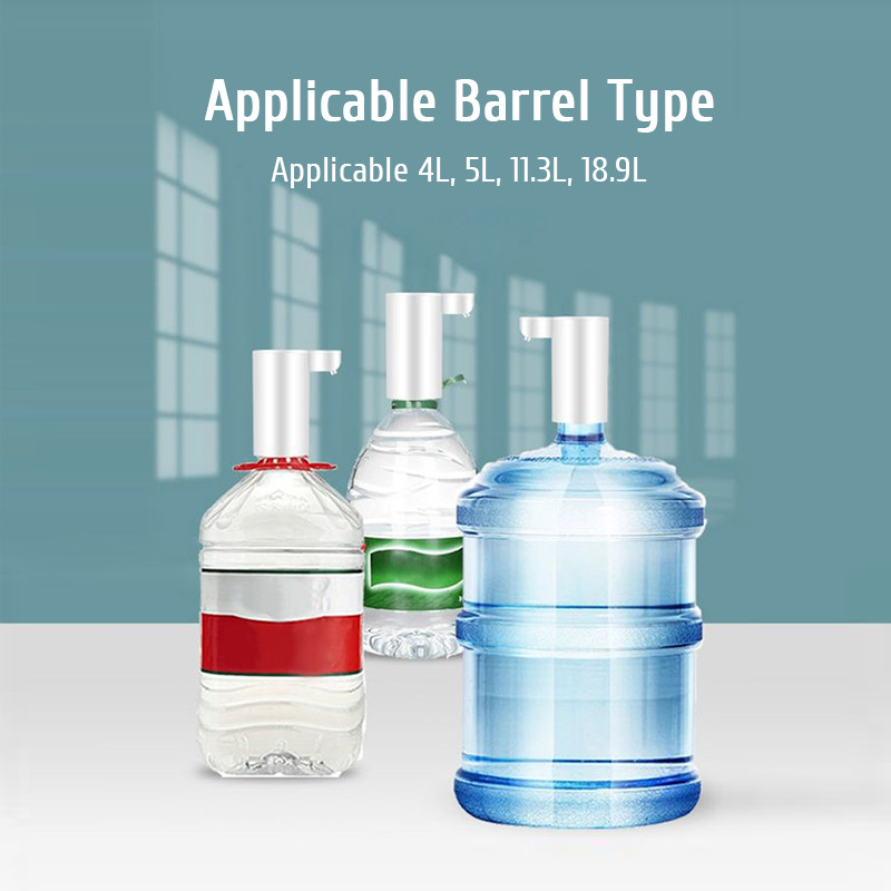 Belaidis vandens balionėlis Automatinis mini vamzdinis vandens elektrinis siurblys USB įkraunamas nešiojamas vandens butelio siurblio gėrimų dozatorius