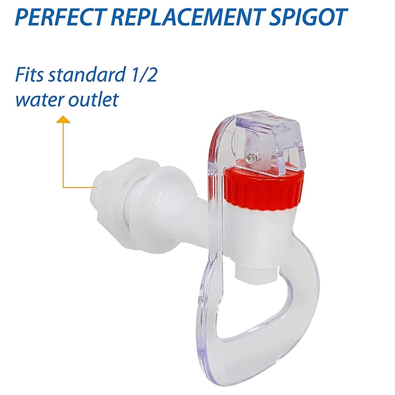 Vandens dozatoriaus pakaitinis stumdomas maišytuvas – šalto ir karšto vandens vamzdis, mėlynas ir raudonas pakuotė