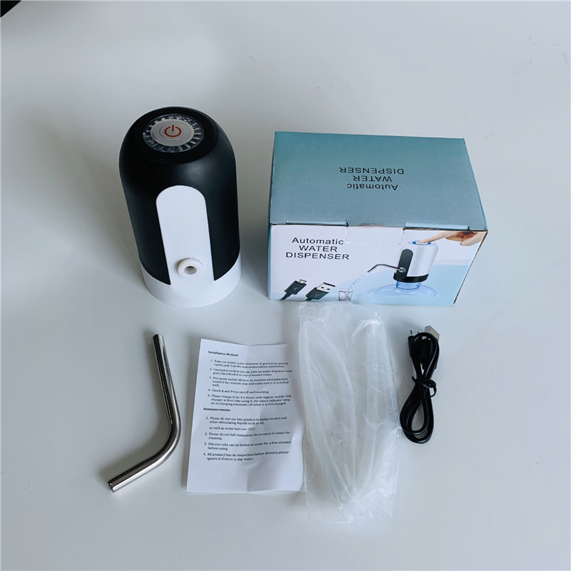 Automata elektromos vízadagoló otthoni vizespalackos szivattyú USB-töltő intelligens palackcsap-adagoló mini gallon szivattyú