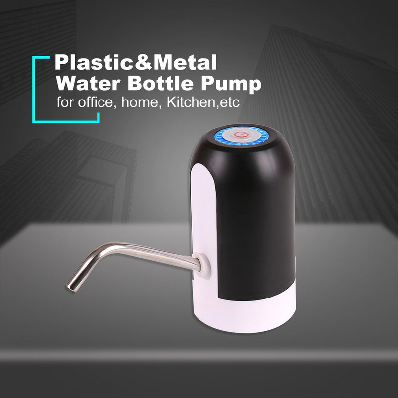 Samrt Pumpa za bocu vode Bežična automatska pumpa za pitku vodu Prijenosni električni dozator vode s LED svjetlom