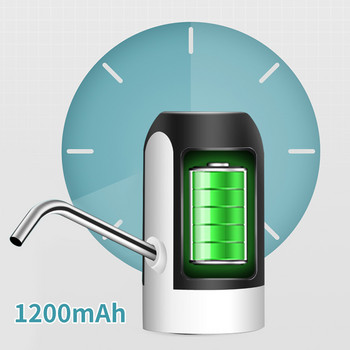 saengQ Електрически диспенсер за вода Електрическа водна помпа Бутилка за вода Помпа USB зареждане Автоматична преносима помпа Бутилка