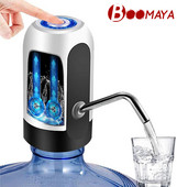 Kaasaskantav veepudelipump Universaalne pudeli elektriline veeautomaat koos lüliti ja USB-laadimisega, matkaköögi jaoks