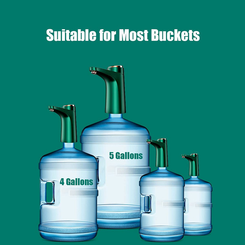 Vízadagoló, elektromos hordozható vizes palack szivattyú 3 5 gallon palackhoz univerzális gyors vízkapacitású tészta