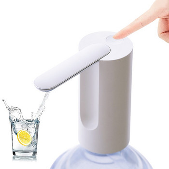 Нова сгъваема помпа за бутилка за вода USB автоматичен диспенсър Бутон за управление на помпата Преносими електрически диспенсери за вода Домакински уреди