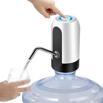 Ηλεκτρική αντλία διανομής νερού Αυτόματη αντλία μπουκαλιού νερού Επαναφορτιζόμενη αντλία νερού USB με ένα κλικ Auto Switch Drink Pump Dispenser