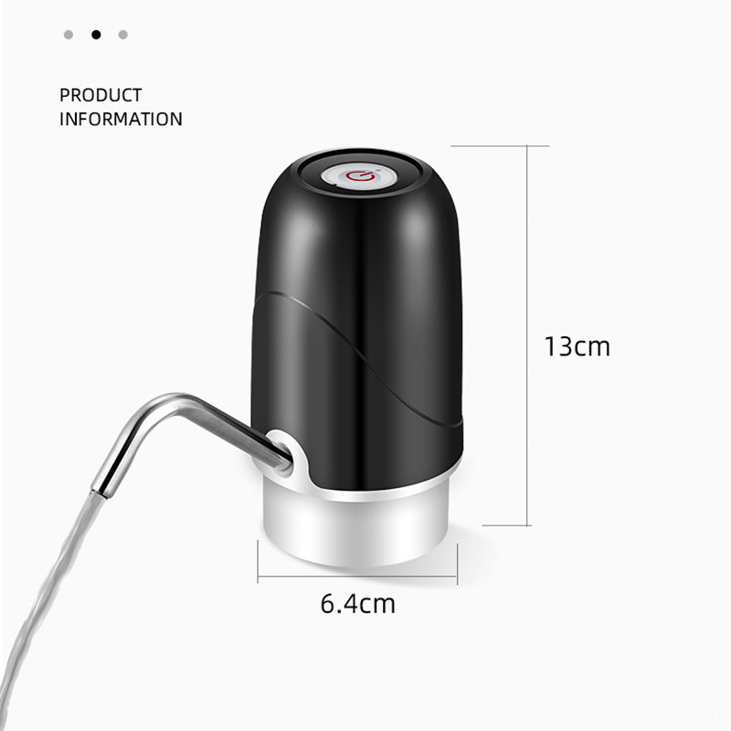 USB-laadimise automaatne veeautomaat Kaasaskantav automaatse lülitiga joogidosaator väljas piknikutööriistade pudelikraanide jaotur