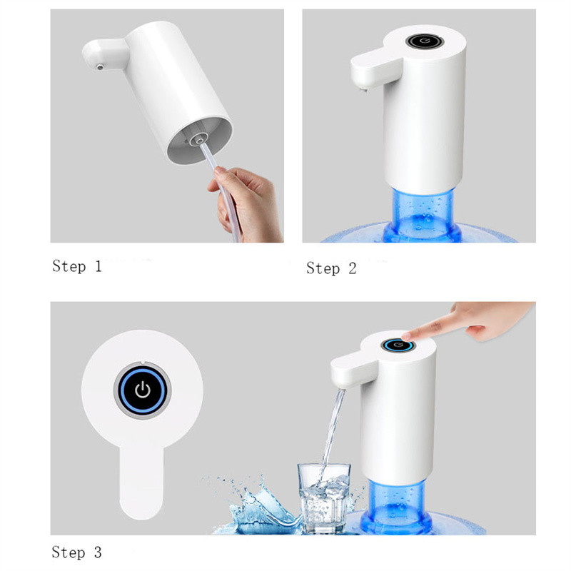 Αυτόματος Ηλεκτρικός Διανομέας Νερού Φορητός Επαναφορτιζόμενος Έξυπνος Διανομέας Μίνι Μπουκάλι Νερού