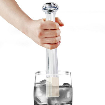Cocktail Muddler Висококачествен дълъг инструмент за разбиване на лед за създаване на вкусни мохито и други напитки на плодова основа с назъбена основа