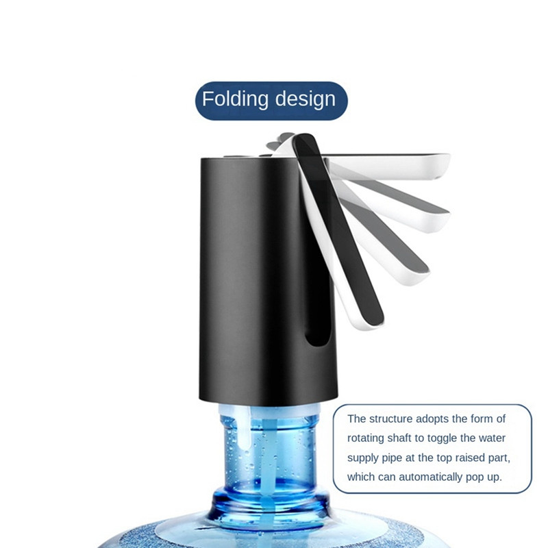 Összecsukható vízpumpa USB töltő automata adagoló otthoni konyhához Irodai kemping elektromos vízadagoló