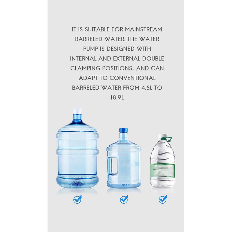 Elektromos vízszivattyú, automata gombos adagoló érintésvezérlésű palack ivókapcsoló USB töltő kellékek otthonra
