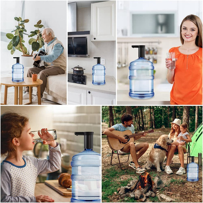 Vandens dozatoriaus siurblys, elektrinis geriamojo vandens siurblys, nešiojamas automatinis vandens butelio siurblys 2–5 galonų buteliui