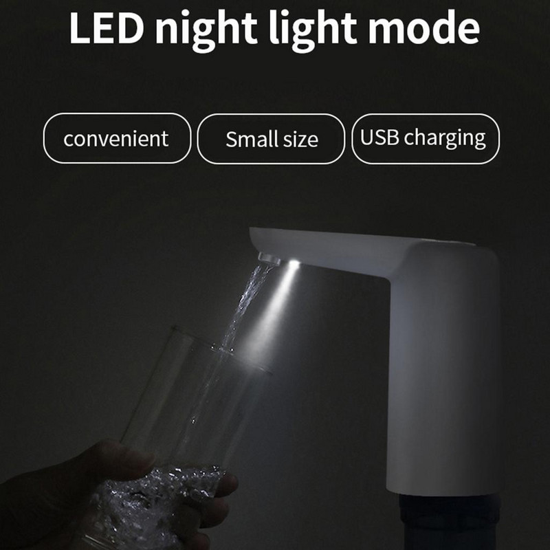 Elektrinis vandens ąsočio dozatorius, mini vamzdelis, vandens butelio siurblys