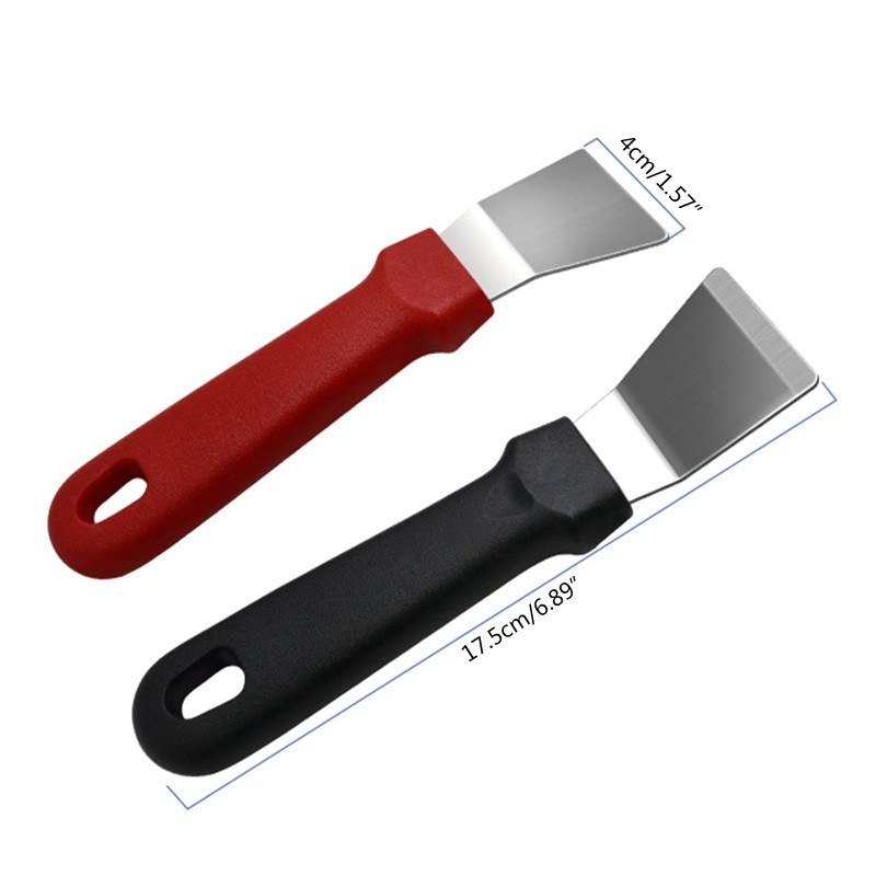 Valymo grandiklis orkaitėms viryklėms indukcinė kaitlentė nerūdijančio plieno daugiafunkcis grandiklis su plastikine rankena