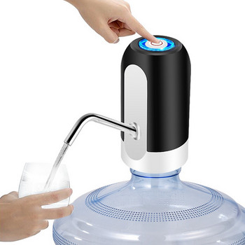 Помпа за бутилка за питейна вода USB зареждане Автоматичен електрически диспенсер за вода Помпа Бутилка Автоматичен превключвател Дозатор за пиене