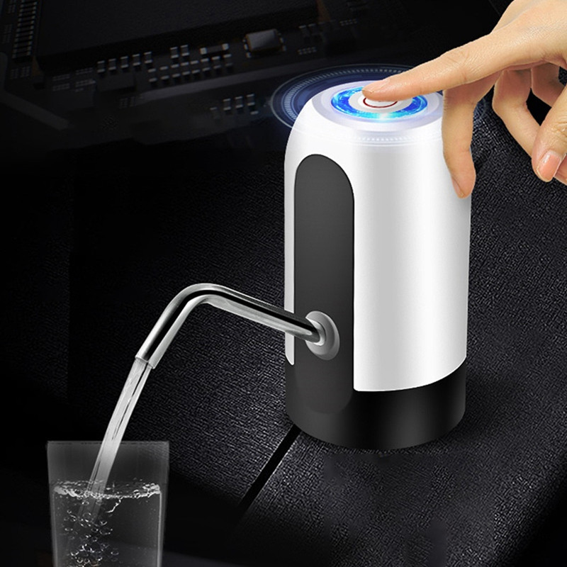 Αντλία μπουκαλιού πόσιμου νερού USB φόρτισης Αυτόματη φόρτιση ηλεκτρικού διανεμητή νερού Αντλία φιάλης αυτόματου διακόπτη διανομέα πόσιμου