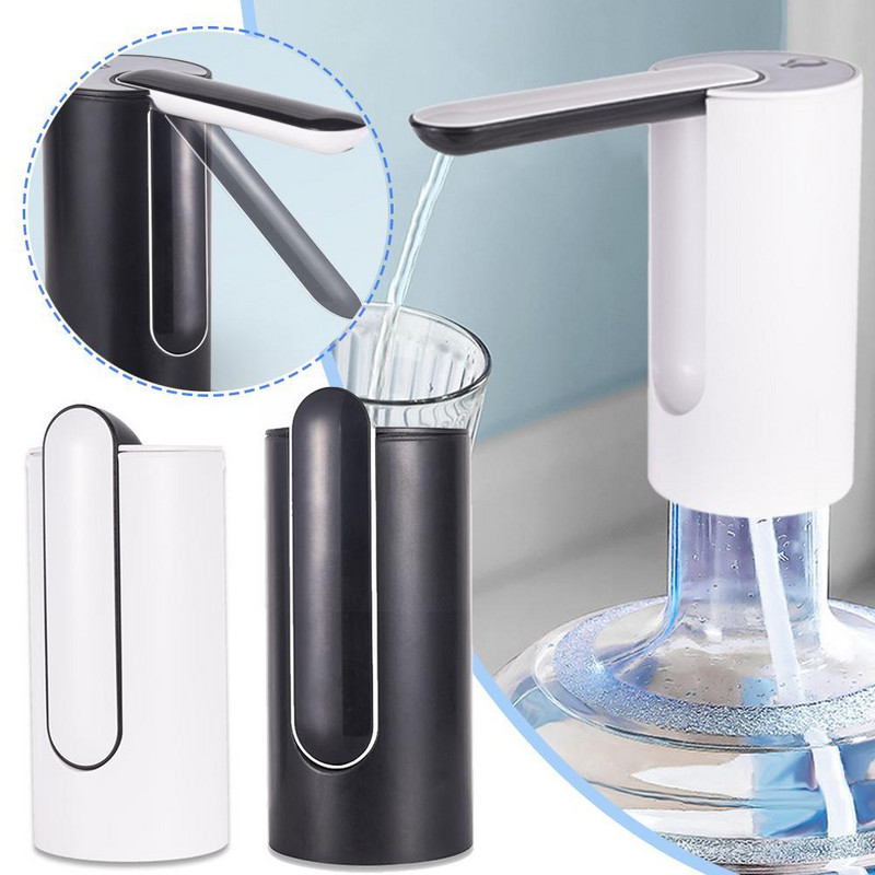 Pumpa za bocu vode Sklopiva pumpa za vodu USB automatska kućna kontrola Električni dozator Pumpa za doziranje Prijenosni gumb za vodu Ga W7J0