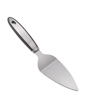 Nerūdijančio plieno medinės rankenos sūpynės pjaustytuvas su dviguba rankena picos pjaustytuvo ratukas peilis pjūklo danties kastuvas virtuvės kepimo grandiklis