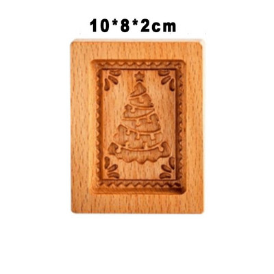 Medinės sausainių formelės Sausainių medinės imbierinių sausainių formelės 3D pyrago įspaudimo formelės kepimo formelės Moliūgų pjaustyklės kepyklos dalykėliai