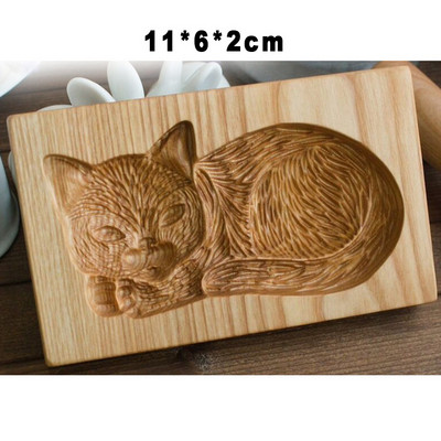 Medinės sausainių formelės Sausainių medinės imbierinių sausainių formelės 3D pyrago įspaudimo formelės kepimo formelės Moliūgų pjaustyklės kepyklos dalykėliai