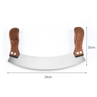 Nerūdijančio plieno picos peilis Nugos rankena Svyruojantis pjaustytuvas grandiklis Dvigubas pjaustytuvas Kepimo įrankis Sausainių pjaustytuvas Virtuvės kepimo reikmenys