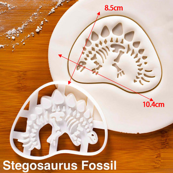 New Dinosaur Cookie Cutters Mold Dinosaur Biscuit Refassing Mold Sugarcraft Επιδόρπιο Φόρμα ψησίματος Κέικ Αξεσουάρ κουζίνας